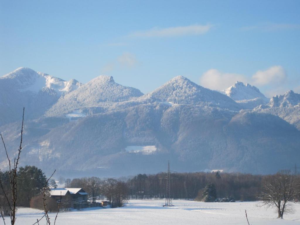 Hotel Zur Schonen Aussicht Übersee Exterior foto